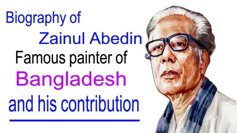 Biography of Zainul Abedin