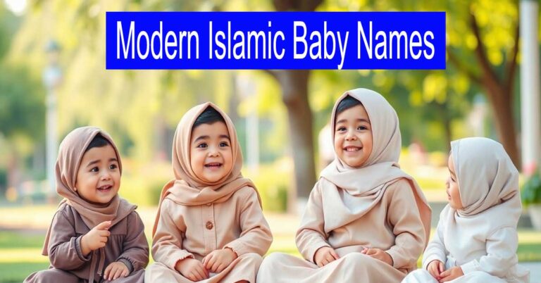 Modern Islamic Baby Names