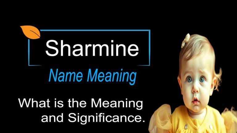 Sharmine Name Meaning