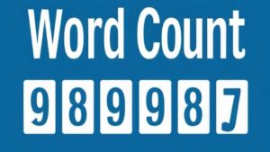 Word Count Tool