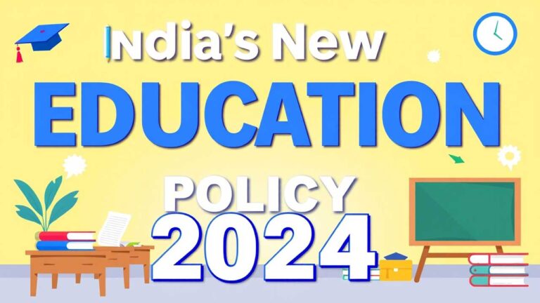 India’s New Education Policy 2024