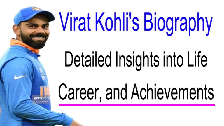 Virat Kohli's Biography