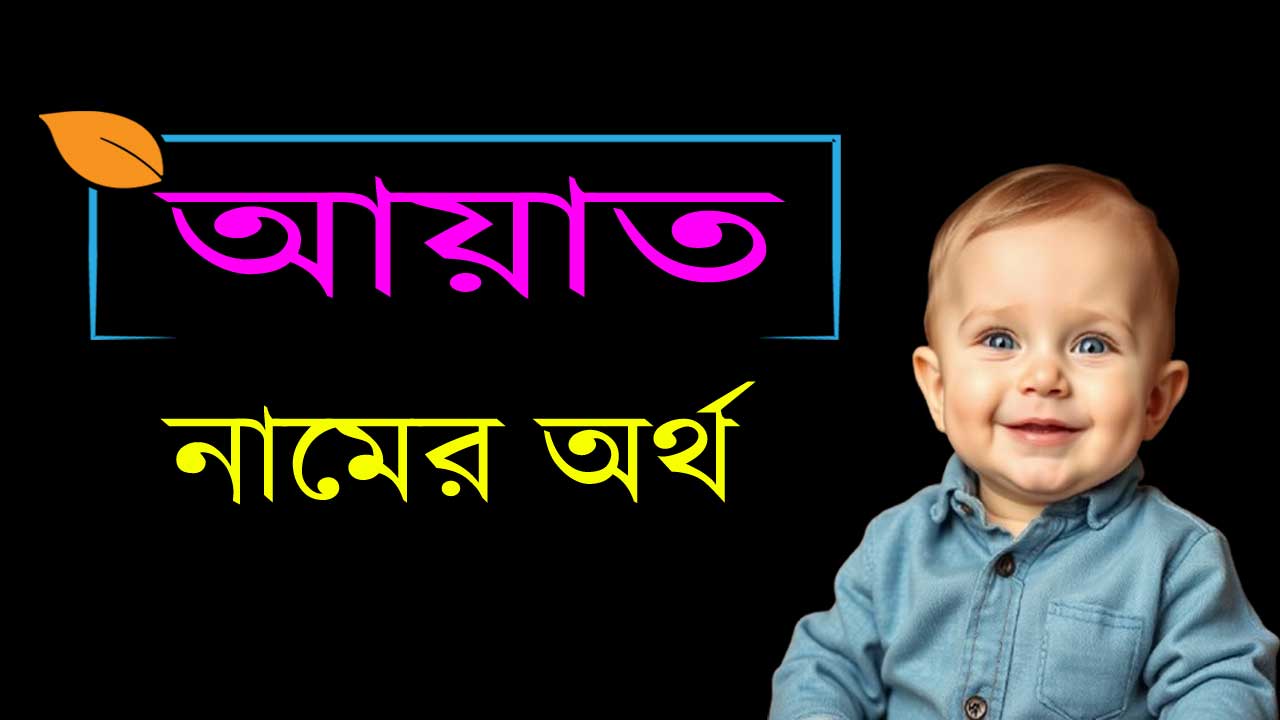 আয়াত নামের অর্থ কি