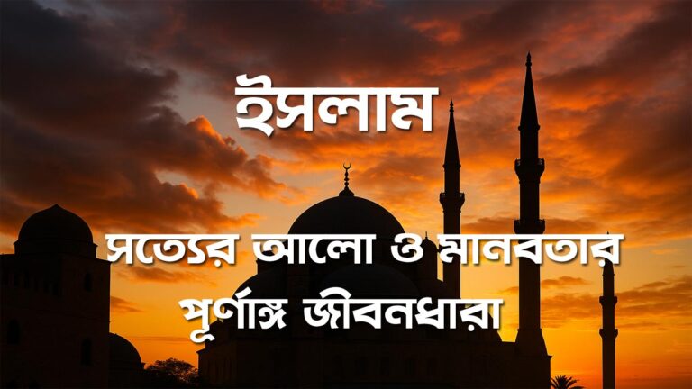 ইসলাম: সত্যের আলো ও মানবতার পূর্ণাঙ্গ জীবনধারা