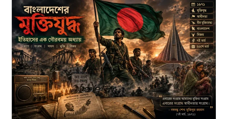 বাংলাদেশের মুক্তিযুদ্ধ: ইতিহাসের এক গৌরবময় অধ্যায়