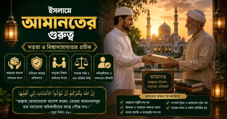 ইসলামে আমানতের গুরুত্ব: সততা ও বিশ্বাসযোগ্যতার প্রতীক