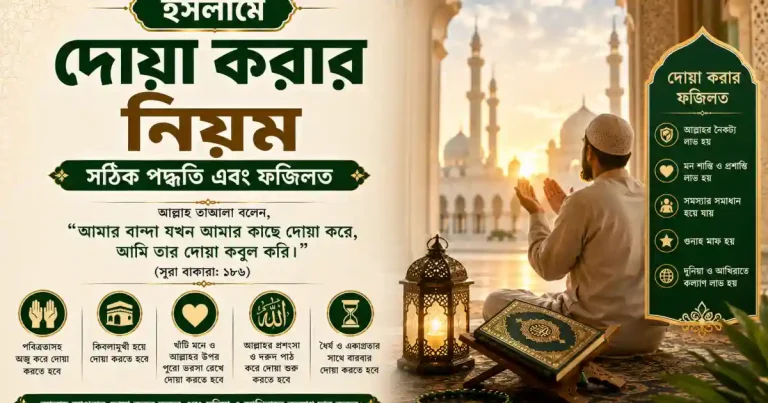 ইসলামে দোয়া করার নিয়ম: সঠিক পদ্ধতি এবং ফজিলত