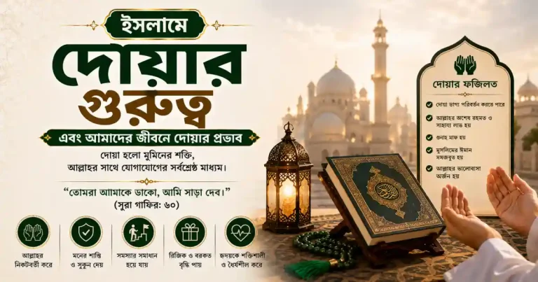 ইসলামে দোয়ার গুরুত্ব এবং আমাদের জীবনে দোয়ার প্রভাব