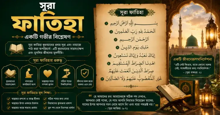 সূরা ফাতিহা: একটি গভীর বিশ্লেষণ