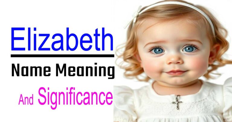 Elizabeth name meaning