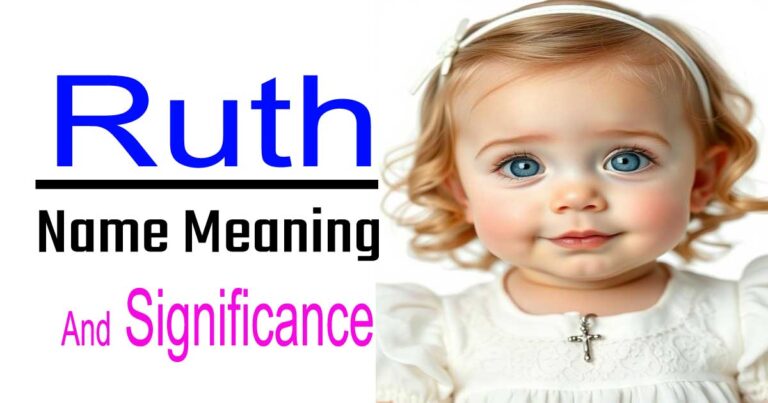 Ruth Name Meaning