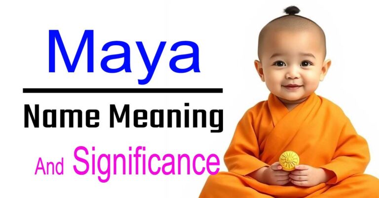 Maya Name Meaning