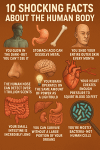 10 Shocking Facts About the Human Body That Will Blow Your Mind