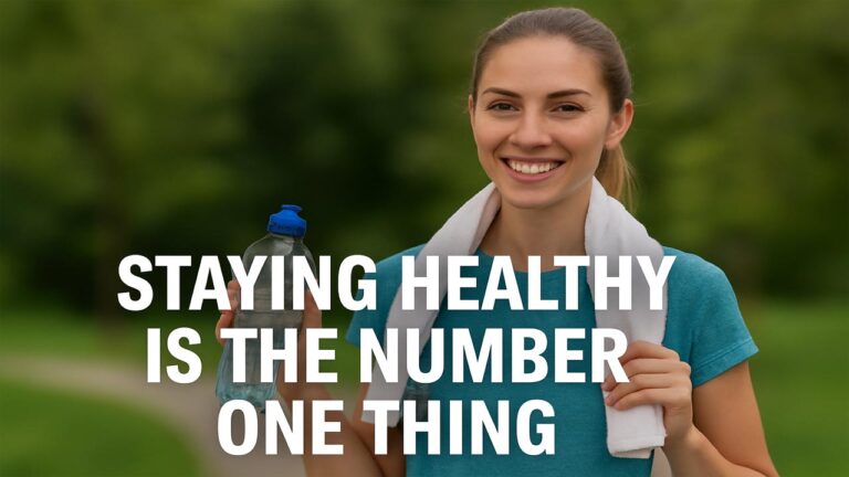 Staying Healthy Is The Number One Thing