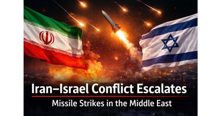 Iran–Israel Conflict Escalates After Missile Strikes in the Middle East