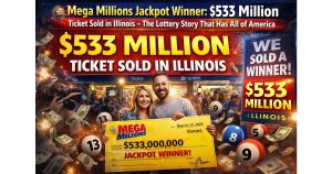 Mega Millions Jackpot Winner: $533 Million Ticket Sold in Illinois — The Lottery Story That Has All of America Talking