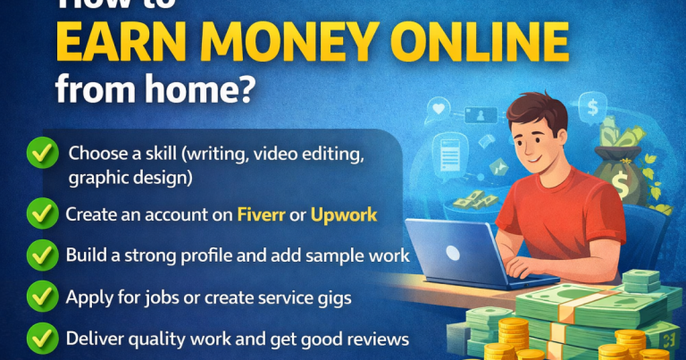How to earn money online from home?