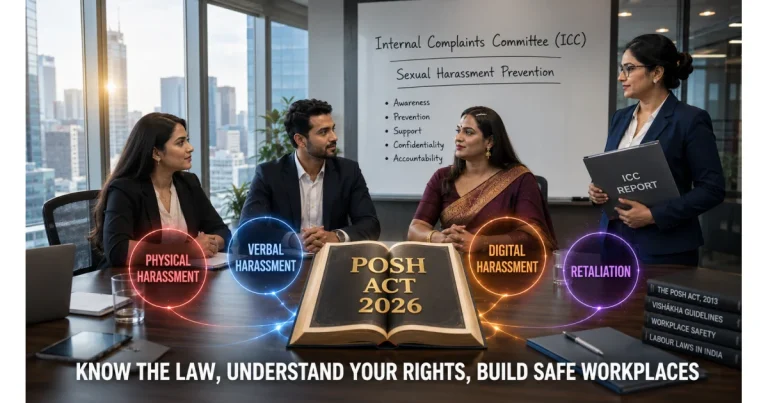 POSH अधिनियम २०२६: कार्यस्थल पर यौन उत्पीड़न — नया संशोधन और कॉर्पोरेट अनुपालन संपूर्ण गाइड
