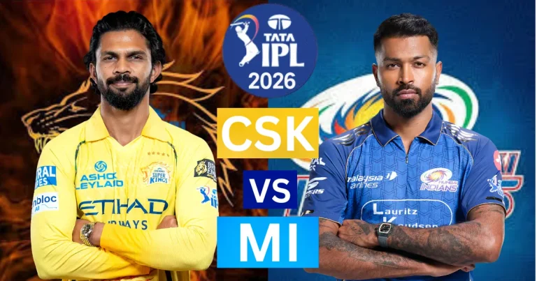 CSK vs MI IPL 2026 Match 44 Playing 11 & Match Details & Venue | 2 May 2026