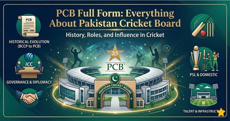 पीसीबी (PCB) का फुल फॉर्म: पाकिस्तान क्रिकेट बोर्ड के बारे में सब कुछ जानें