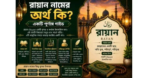 রায়ান নামের অর্থ কি? – একটি পূর্ণাঙ্গ গাইড