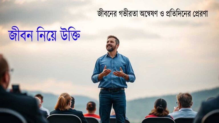 জীবন নিয়ে উক্তি