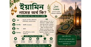 ইয়ামিন নামের অর্থ কি ও তাৎপর্য | Yamin namer ortho ki