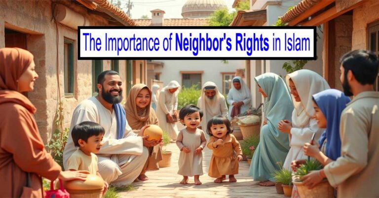 The Importance of Neighbor's Rights in Islam