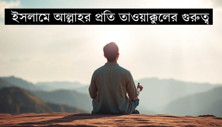 ইসলামে আল্লাহর প্রতি তাওয়াক্কুলের গুরুত্ব