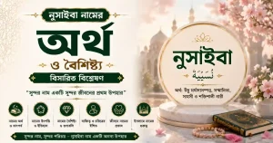 নুসাইবা নামের অর্থ ও বৈশিষ্ট্য – বিস্তারিত বিশ্লেষণ