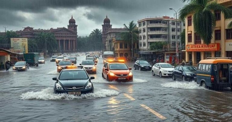 Flooding in Kolkata and Howrah