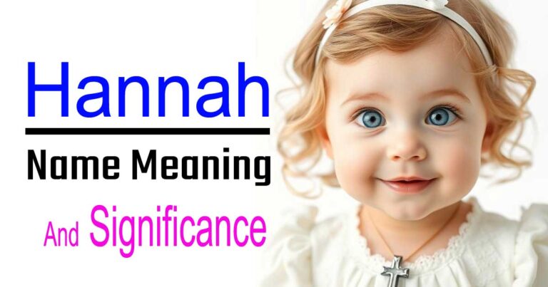 Hannah Name Meaning