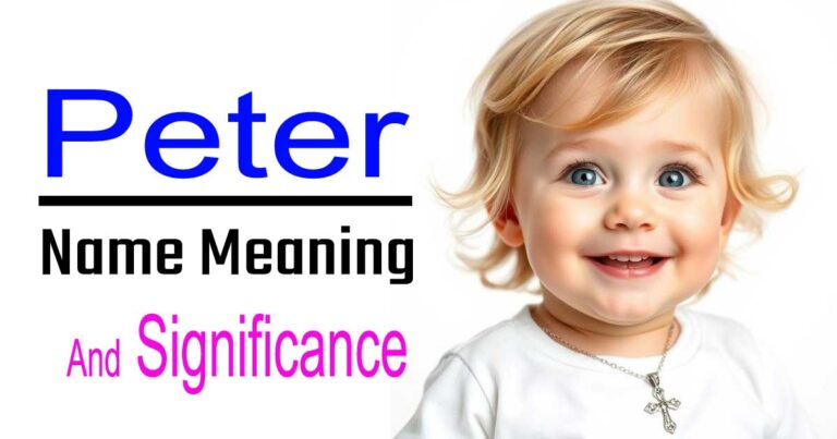 Peter Name Meaning