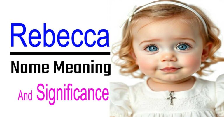 Rebecca Name Meaning