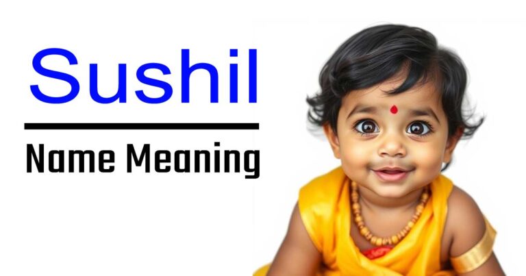 Sushil name meaning