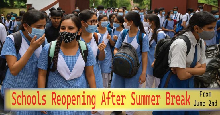 Schools Reopening After Summer Break