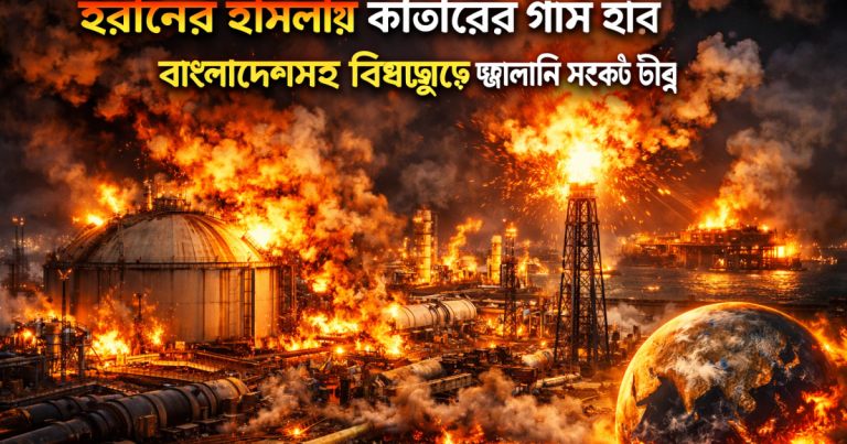 কাতারের গ্যাস কেন্দ্রে ইরানের হামলা: বাংলাদেশসহ বিশ্বজুড়ে চরম জ্বালানি সংকটের আশঙ্কা