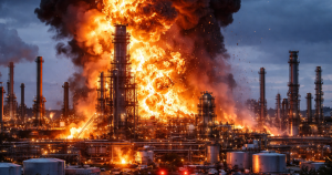 Massive Explosion at U.S. Oil Refinery Leaves Several Injured