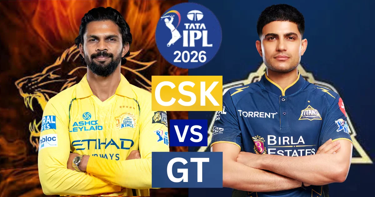 CSK vs GT 36 Match IPL 2026: Playing 11, Match Information & Venue | 26 April