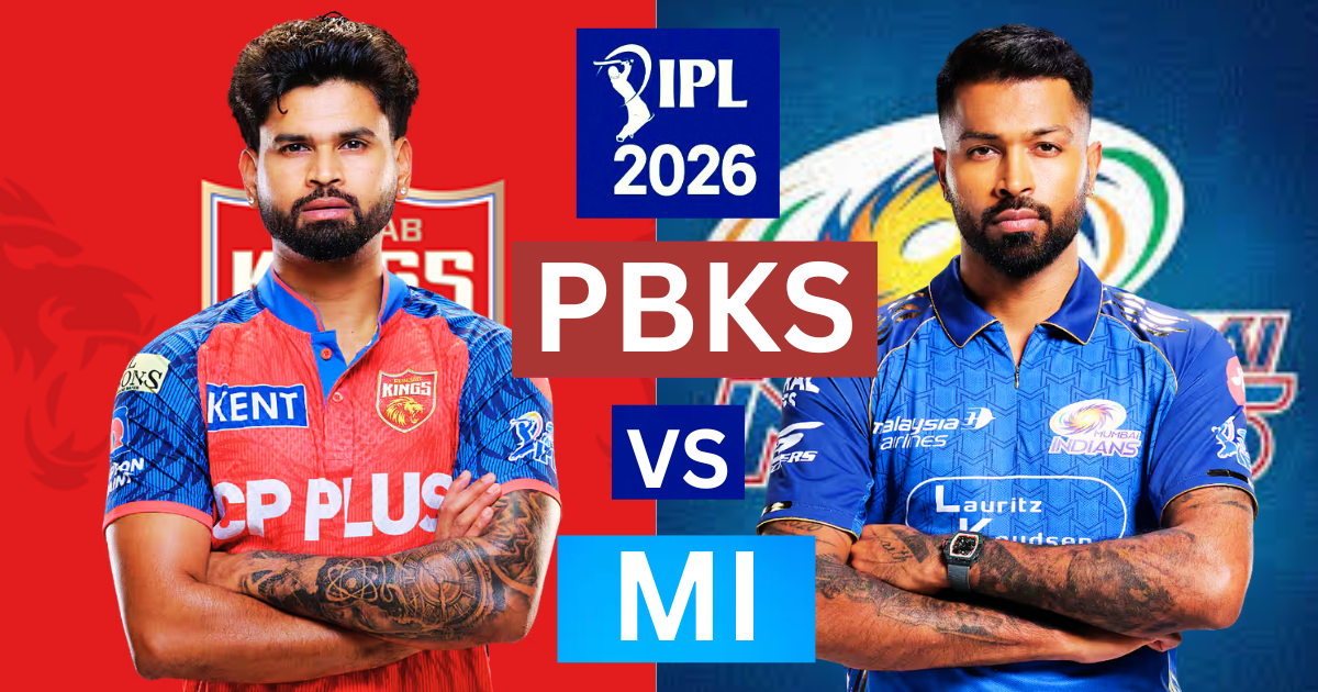MI vs PBKS IPL 2026: प्लेइंग 11, मैच की जानकारी & वेन्यू