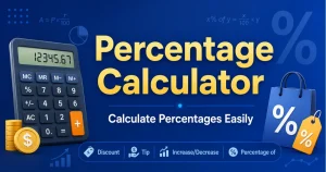 Percentage Calculator – Calculate Percentages Easily
