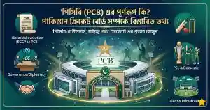 পিসিবি (PCB) এর পূর্ণরূপ কি? পাকিস্তান ক্রিকেট বোর্ড সম্পর্কে বিস্তারিত তথ্য