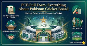 PCB Full Form: Everything You Need to Know About the Pakistan Cricket Board